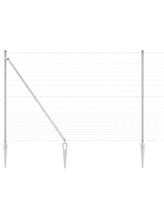 Lauku žogs sudraba 25 x 1.6 m cinkots tērauds