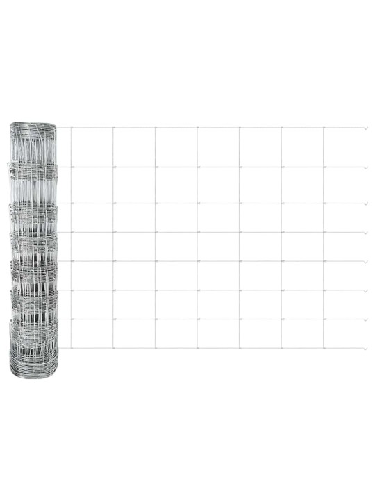 Lauku žogs sudraba 50 x 0.8 m cinkots tērauds