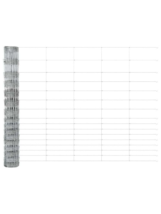 Lauku žogs sudraba 50 x 1.2 m cinkots tērauds