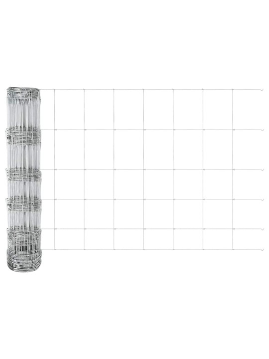 Lauku žogs sudraba 100 x 0.8 m cinkots tērauds
