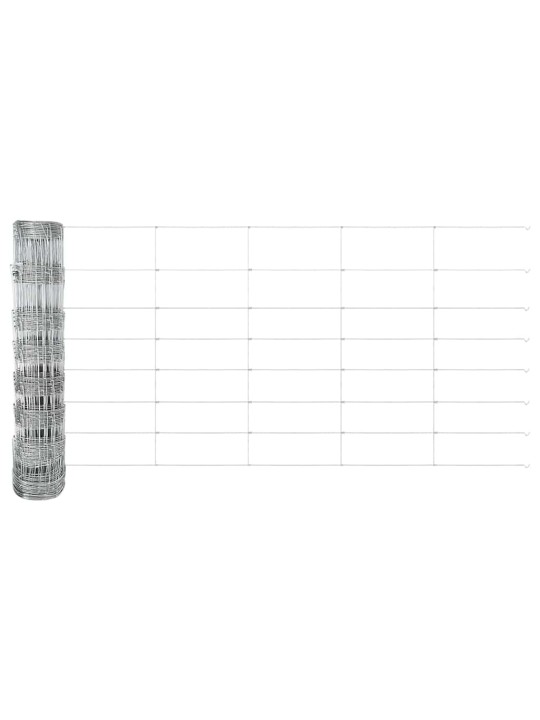 Lauku žogs sudraba 100 x 0.8 m cinkots tērauds