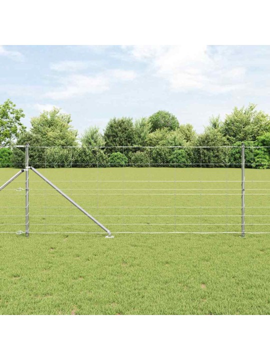 Lauku žogs sudraba 100 x 1 m cinkots tērauds
