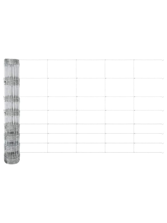 Lauku žogs sudraba 100 x 1 m cinkots tērauds