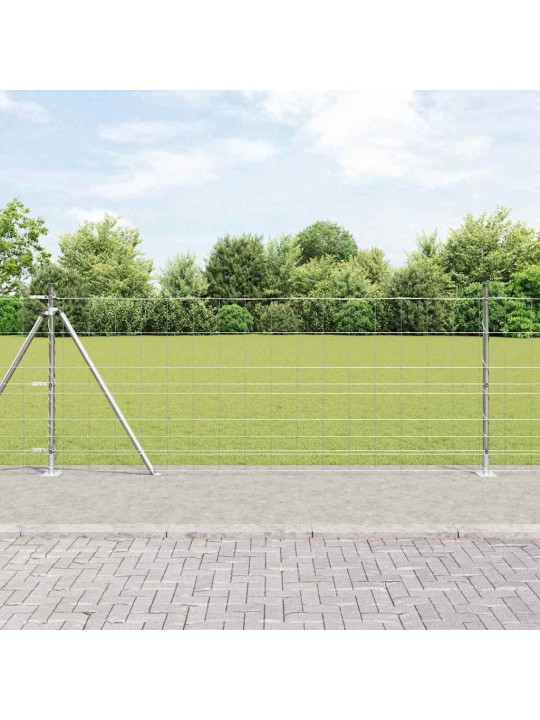 Lauku žogs sudraba 25 x 1 m cinkots tērauds