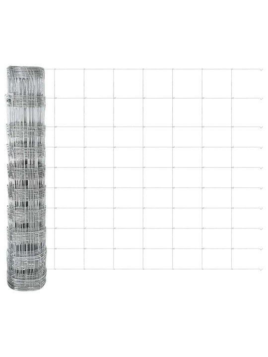 Lauku žogs sudraba 25 x 1 m cinkots tērauds
