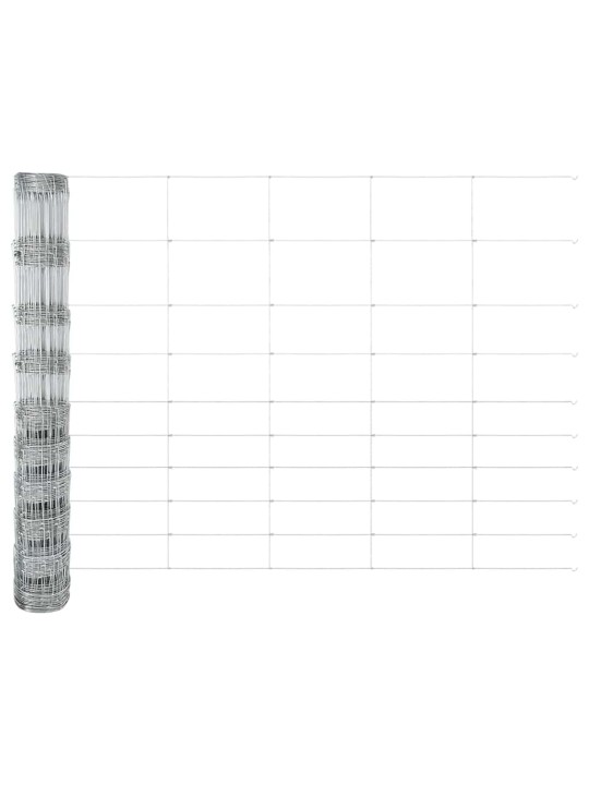 Lauku žogs sudraba 25 x 1.2 m cinkots tērauds