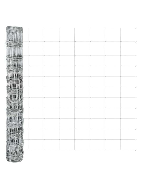 Lauku žogs sudraba 25 x 1.2 m cinkots tērauds