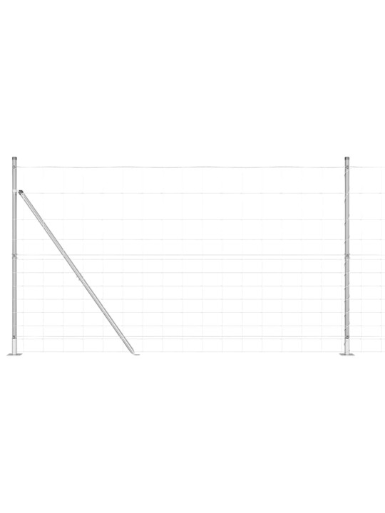 Lauku žogs sudraba 25 x 1.4 m cinkots tērauds