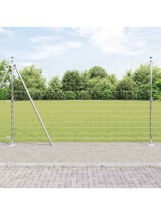 Lauku žogs sudraba 25 x 1.5 m cinkots tērauds