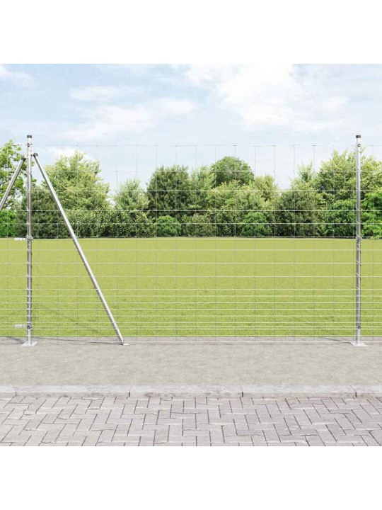 Lauku žogs sudraba 25 x 1.5 m cinkots tērauds