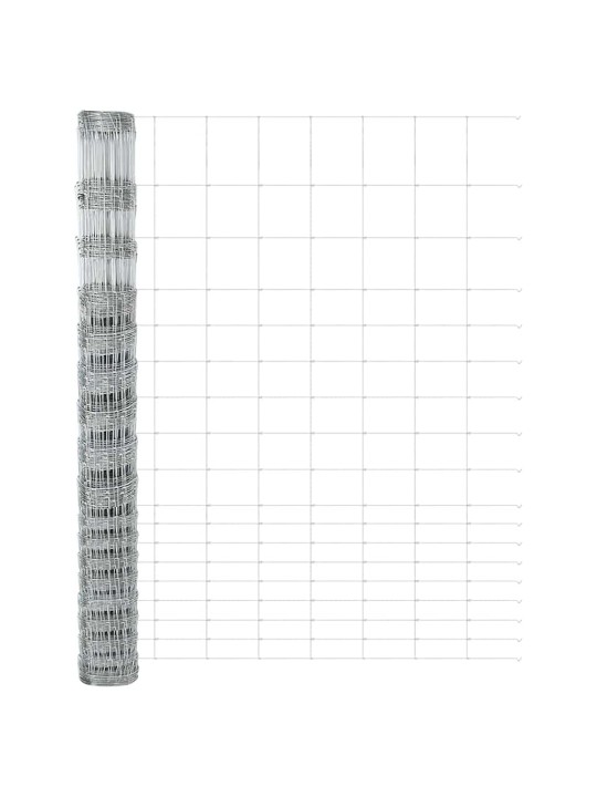 Lauku žogs sudraba 25 x 1.5 m cinkots tērauds