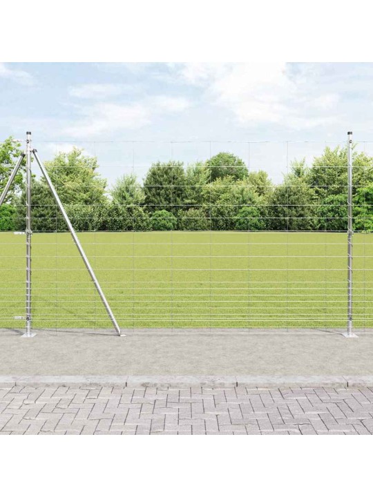 Lauku žogs sudraba 25 x 1.5 m cinkots tērauds