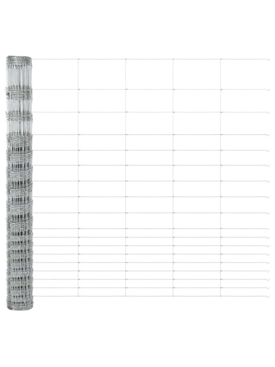 Lauku žogs sudraba 25 x 1.5 m cinkots tērauds