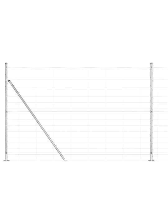 Lauku žogs sudraba 25 x 1.6 m cinkots tērauds