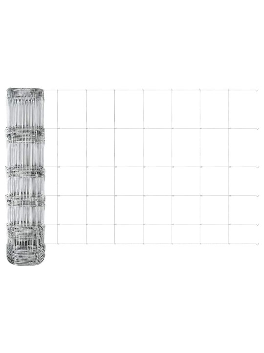 Lauku žogs sudraba 50 x 0.8 m cinkots tērauds