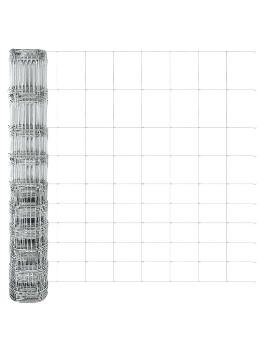 Lauku žogs sudraba 50 x 1.2 m cinkots tērauds