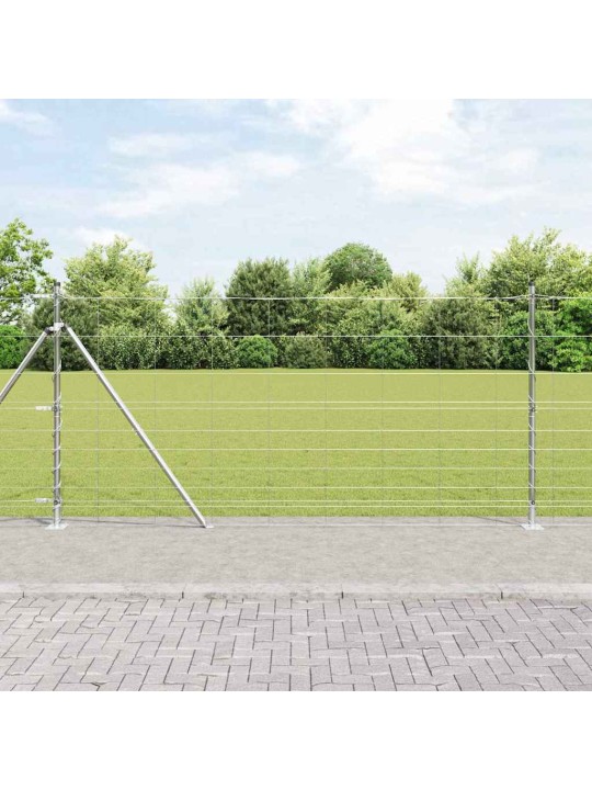 Lauku žogs sudraba 50 x 1.2 m cinkots tērauds