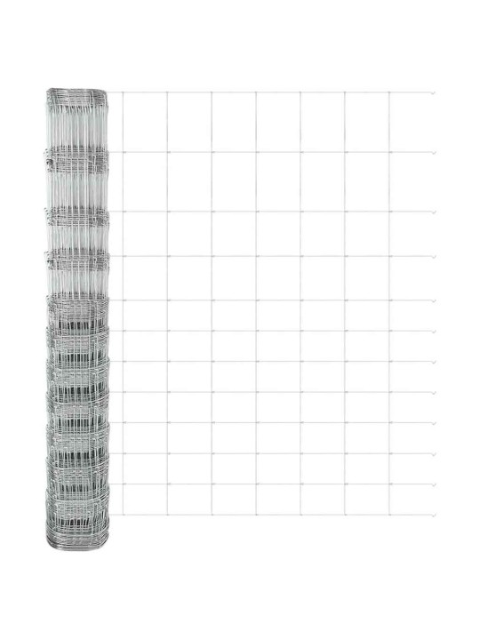Lauku žogs sudraba 50 x 1.4 m cinkots tērauds