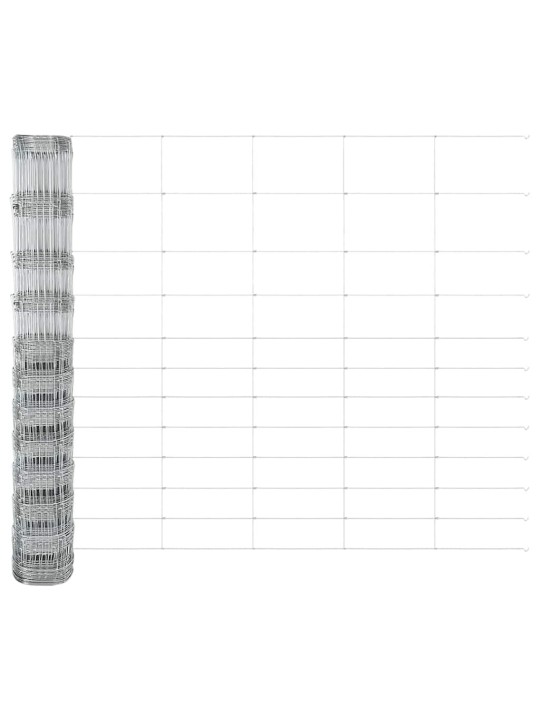 Lauku žogs sudraba 50 x 1.4 m cinkots tērauds