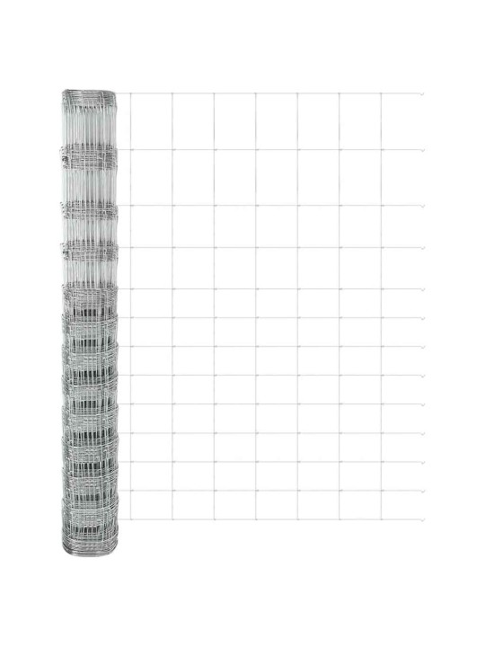Lauku žogs sudraba 50 x 1.5 m cinkots tērauds