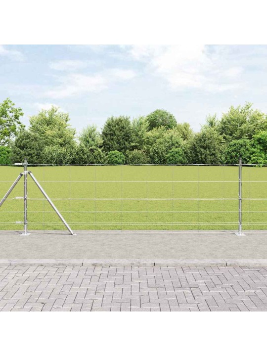 Lauku žogs sudraba 100 x 0.8 m cinkots tērauds