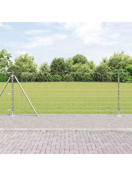 Lauku žogs sudraba 100 x 1 m cinkots tērauds