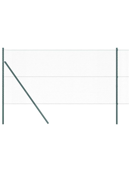 Žogs ar stabiem. zaļa 1.4 x 10 m pvc pārklāts tērauds