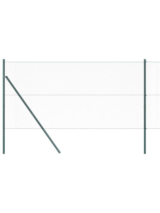 Žogs ar stabiem. zaļa 1.4 x 50 m pvc pārklāts tērauds