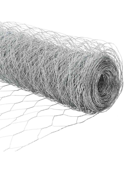 Žogs ar stabiem. sudraba 1.6 x 50 m pvc pārklāts tērauds
