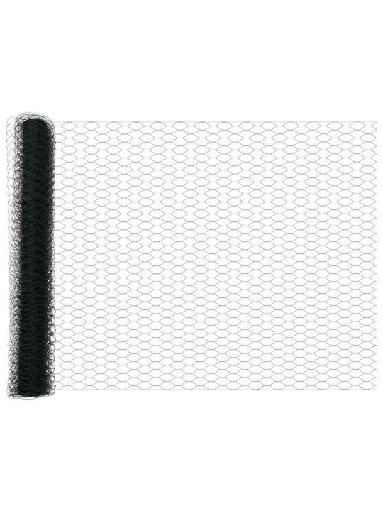 Žogs ar stabiem. zaļa 1.4 x 25 m pvc pārklāts tērauds