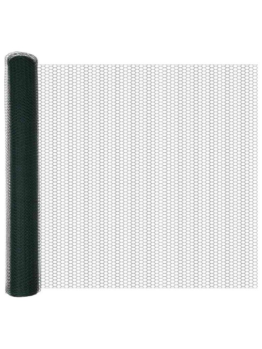 Žogs ar stabiem. zaļa 1.4 x 50 m pvc pārklāts tērauds