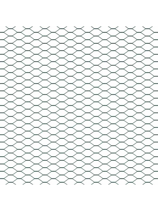 Žogs ar stabiem. zaļa 1.6 x 50 m pvc pārklāts tērauds