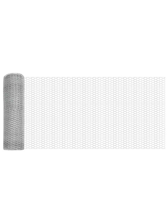 Žogs ar stabiem. sudraba 1.2 x 100 m pvc pārklāts tērauds