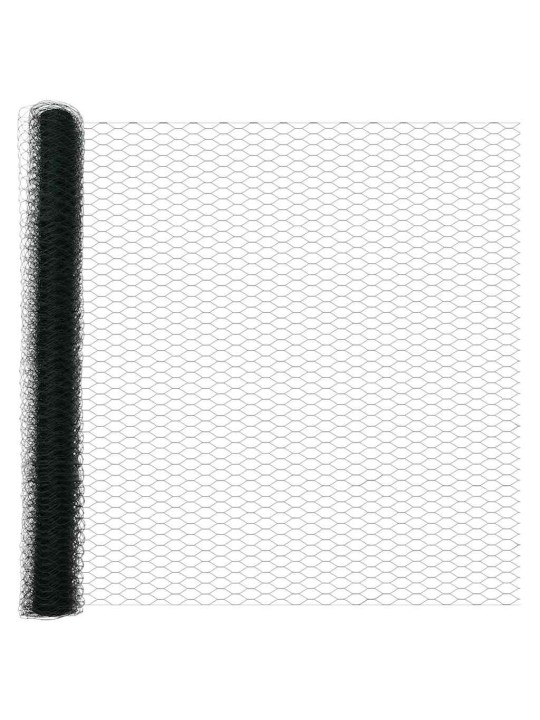 Žogs ar stabiem. zaļa 1.6 x 50 m pvc pārklāts tērauds