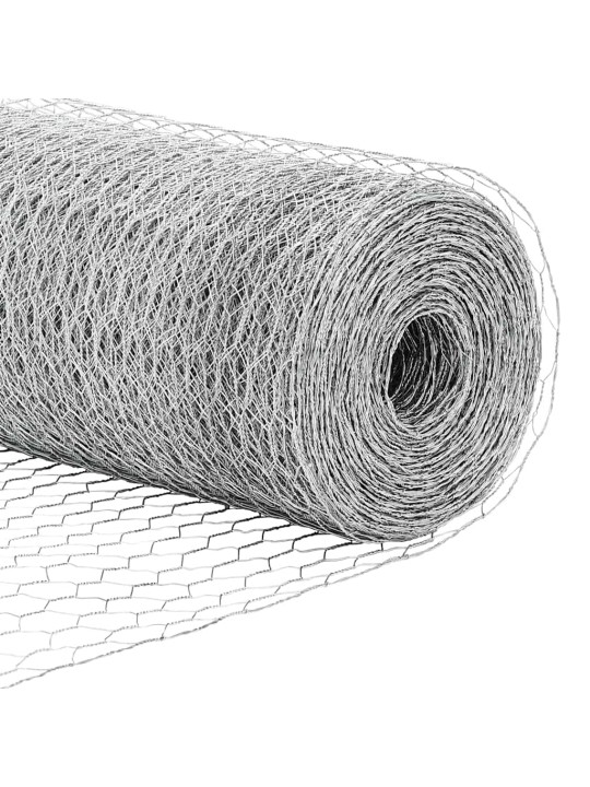 Žogs ar stabiem. sudraba 1.6 x 50 m pvc pārklāts tērauds