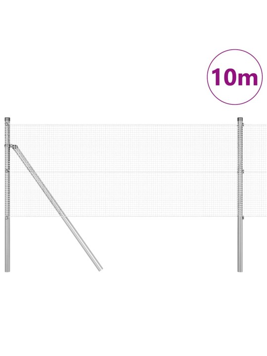Žogs ar stabiem. sudraba 0.6 x 10 m tērauds