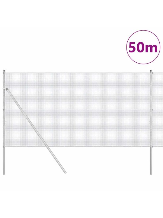 Žogs ar stabiem. sudraba 1.4 x 50 m tērauds