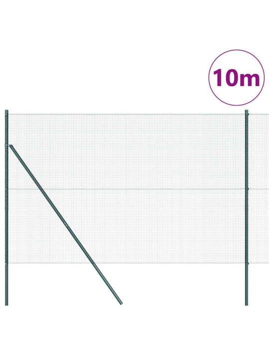 Žogs ar stabiem. zaļa 1.6 x 10 m tērauds