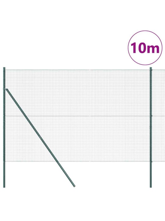 Žogs ar stabiem. zaļa 1.6 x 10 m tērauds