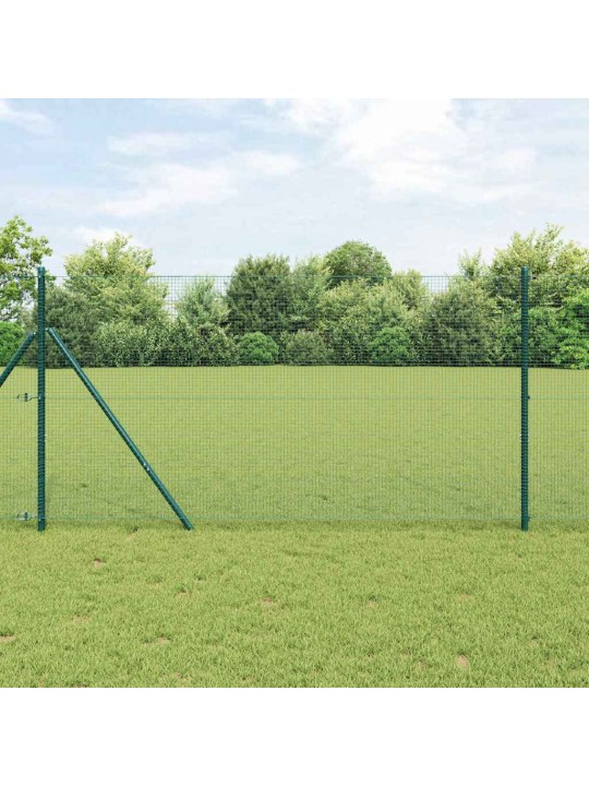 Žogs ar stabiem. zaļa 1.4 x 25 m tērauds