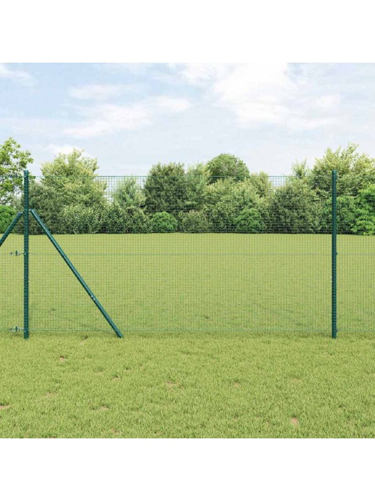 Žogs ar stabiem. zaļa 1.4 x 25 m tērauds