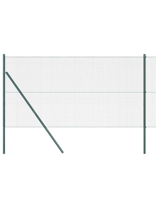 Žogs ar stabiem. zaļa 1.4 x 25 m tērauds