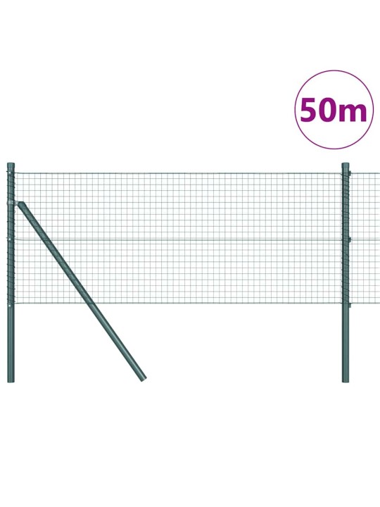 Žogs ar stabiem. zaļa 0.8 x 50 m tērauds