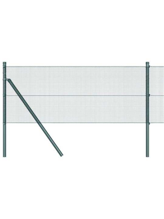 Žogs ar stabiem. zaļa 0.8 x 100 m tērauds