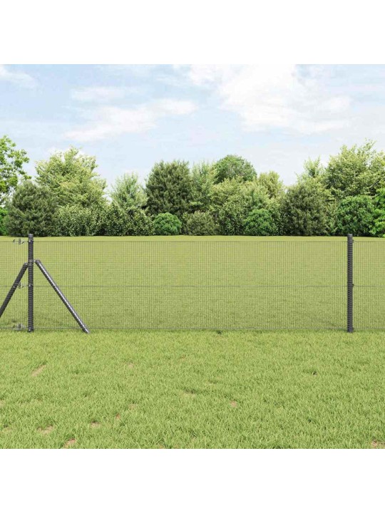 Žogs ar stabiem. pelēka 0.4 x 10 m tērauds
