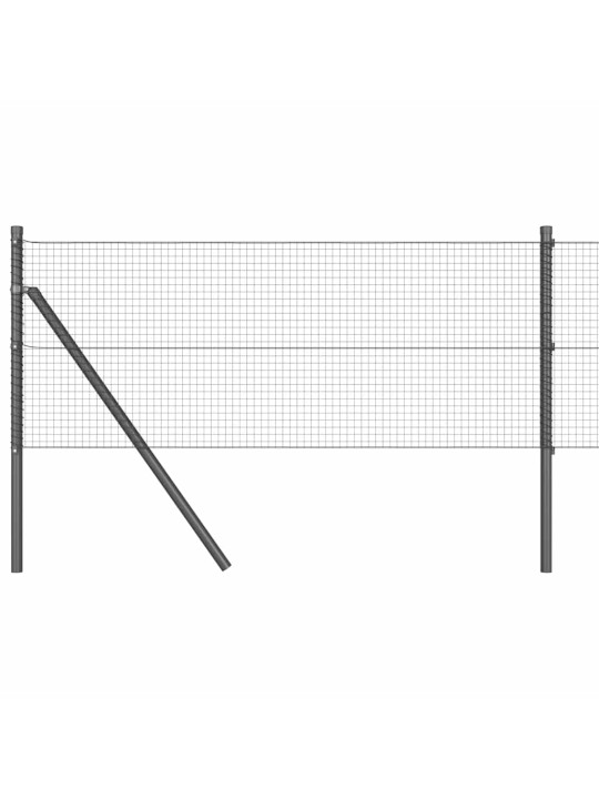 Žogs ar stabiem. pelēka 0.4 x 10 m tērauds