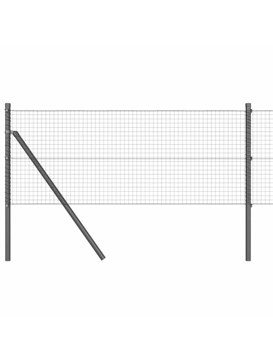 Žogs ar stabiem. pelēka 0.4 x 10 m tērauds