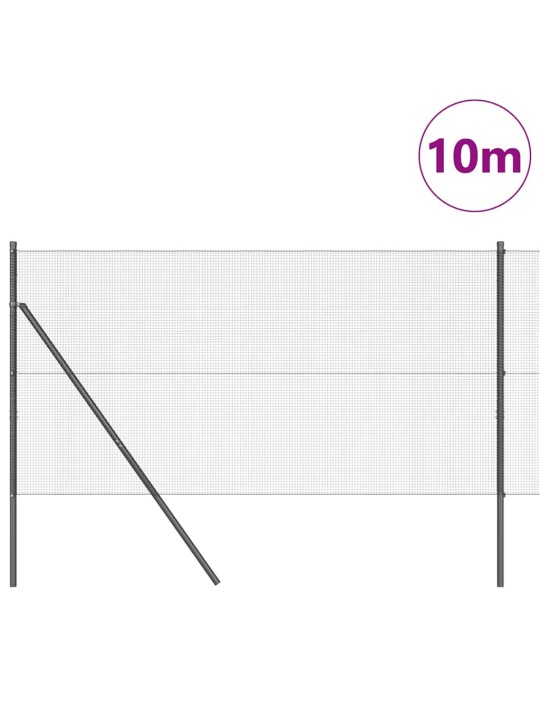 Žogs ar stabiem. pelēka 1 x 10 m tērauds