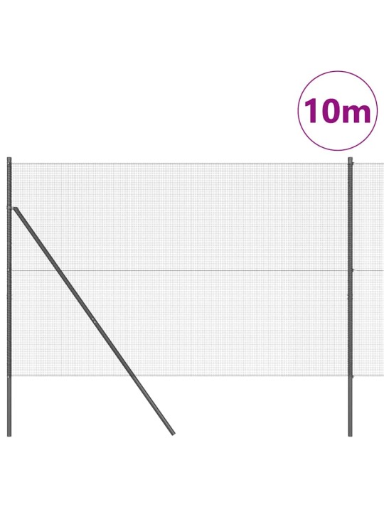 Žogs ar stabiem. pelēka 1.6 x 10 m tērauds