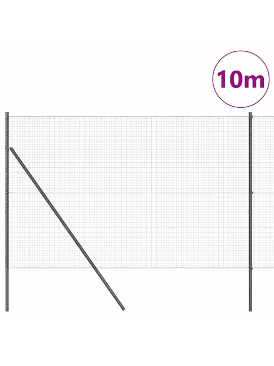 Žogs ar stabiem. pelēka 1.6 x 10 m tērauds